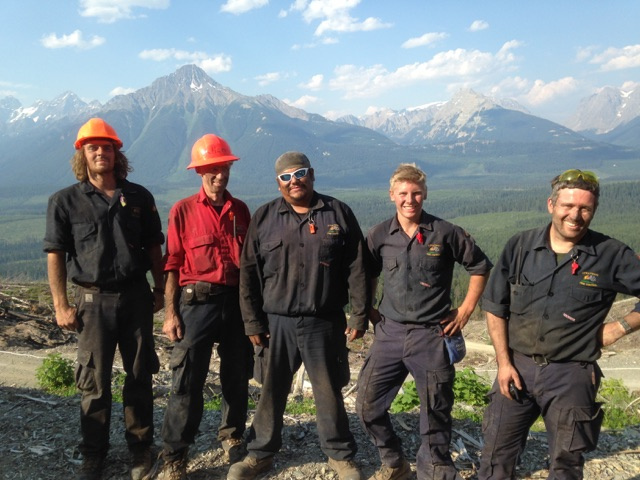 Strategic Fire Control Five Pack; left to Right Casey Elzinga, Al Freeze, Shane Jimmy, Peter Black & Mike Effray.