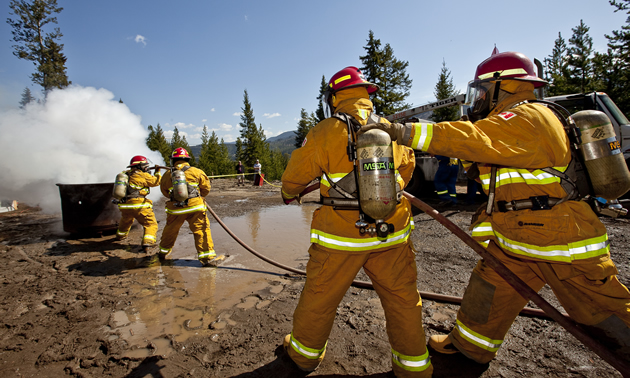 Mine rescue competition