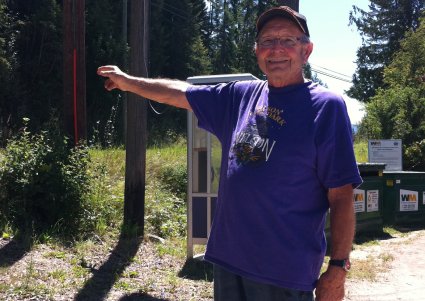 Tom Lymbery, owner of the Gray Creek Store on kootenay Lake