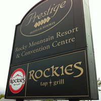 Photo Rockies Tap and Grill sign