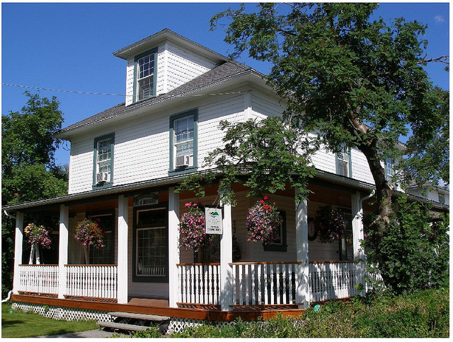 The restored nurses residence, now a bed and breakfast. 