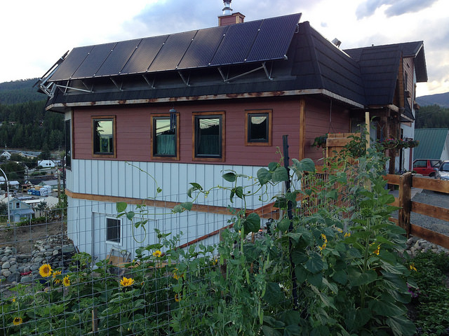 Jori Adank's net zero energy (NZE) home in Kimberley, B.C.
