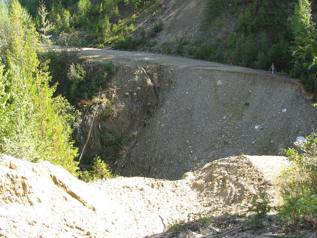 The new Columbia West Bridge was necessitated by a washed out culvert.