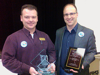 Photo of Connor Stewart, Vice Chair and Sean Campbell, Chair of the Cranbrook Chamber