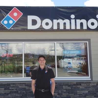 Louis Nelson is the new owner/operator at Domino’s new Cranbrook location.