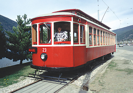 The Nelson Electric Tramway Streetcar #23.