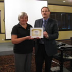 Ingrid Hope winner of a 2012 Kootenay Women in Business Award.