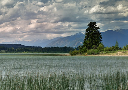 Columbia Lake in southeast B.C.