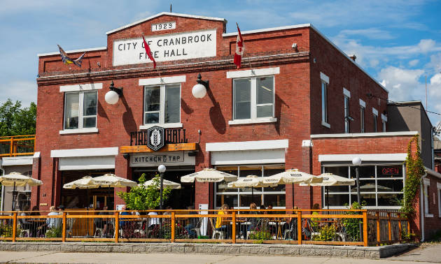 The Fire Hall Kitchen & Tap is located in an old Fire Hall building.