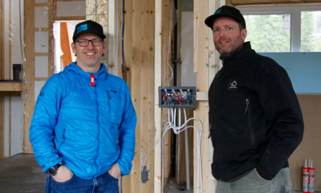 (L to R) Steve Whelan and Ian Larsen, owners of LWE in Fernie. 