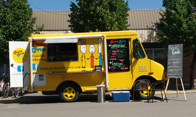 Keep an eye out for Good Grub’s colourful new food truck when out and about in the Elk Valley. 