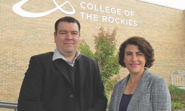 College of the Rockies Board of Governors elected new Board Chair, Jesse Nicholas and Vice-Chair, Cindy Yates.