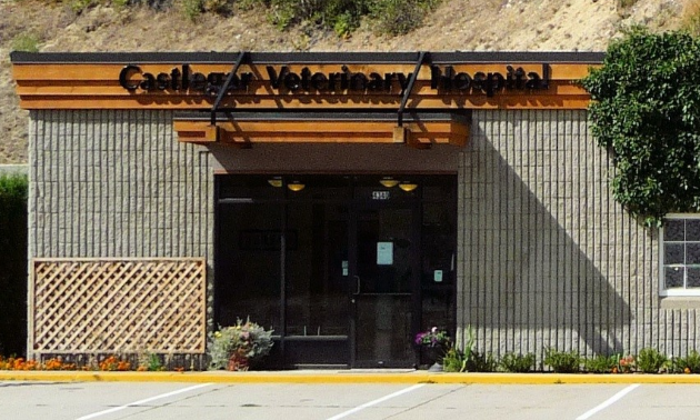 The front of Castlegar Veterinary Hospital