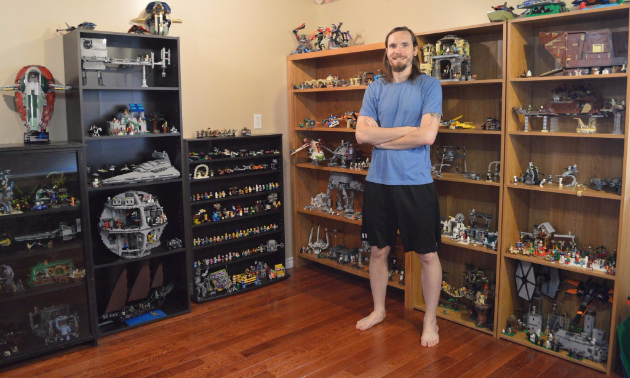 Photo of me in my Lego room