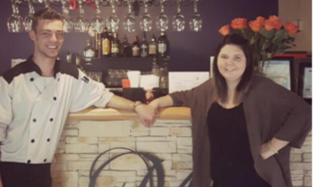 Brendan and Paige Mulder run their new restaurant, Mulder’s, in Creston. 