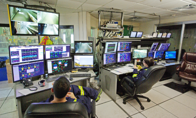 Pulp mill control room operators monitor and control the operation of digesters, screening equipment, washing equipment and other pulp processing equipment via an automated distributed control system (DCS). The DCS, along with video monitors, is used to ensure pulp processes are operating within key process parameters.