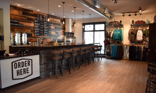 Fernie Brewing Company’s new tasting room.