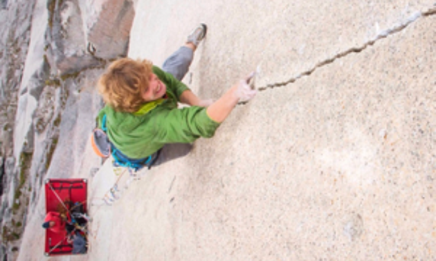 Will Stanhope climbed the Bugaboos last year. 