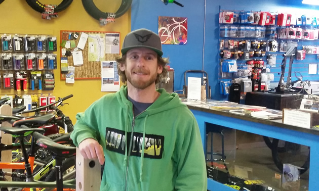 Adam Pomeroy's shared passion for bikes and biking led him and Rob Gretchen to open Cycology Bikes in Castlegar, B.C.