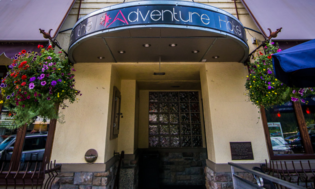 The charming and contemporary Adventure Hotel is situated in a 103-year-old building on Baker Street in Nelson, B.C.