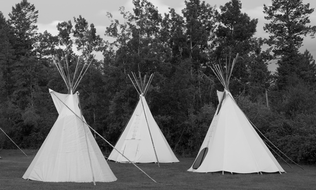 Teepees at Lakeshore Resort and Campground