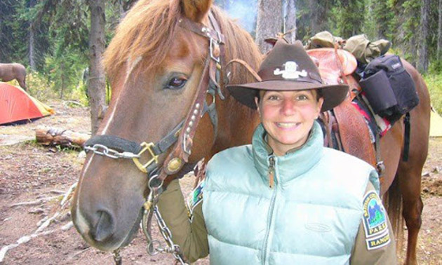 Amber Granter with horse. 