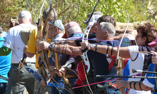 An archery round from last year’s games in Vernon, B.C.