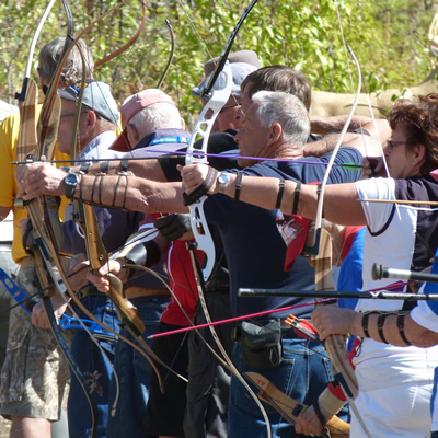 An archery round from last year’s games in Vernon, B.C.