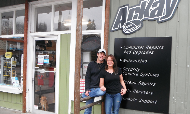 Reny Kitto and Carlie Wilkinson are the owners of Arkay Computers in Nakusp.
