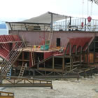 Photo of Arrow Lake Ferry construction
