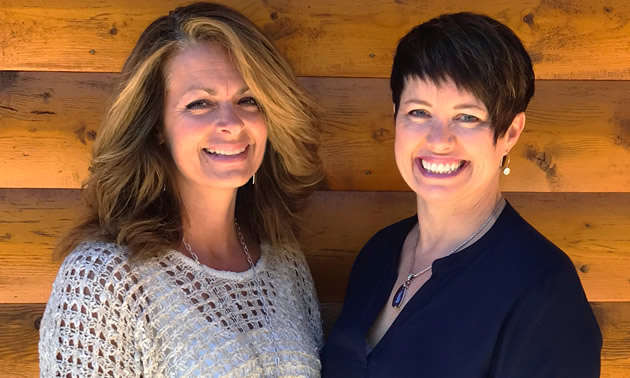 Lisa Schulz and France Andestad are sisters who own and operate Avenue, a women's wear shop in Invermere, B.C.
