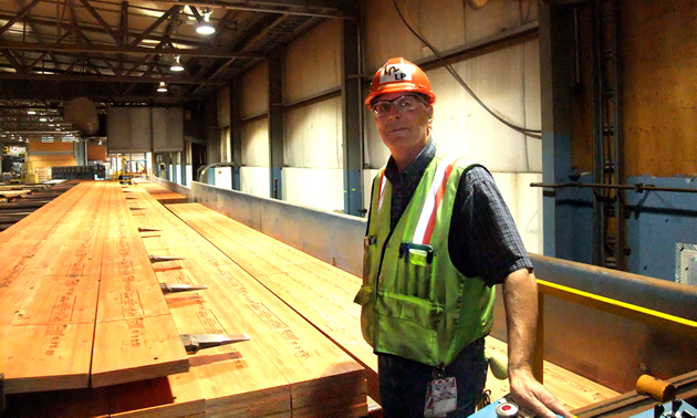 Bryce Piggot, plant manager, Louisiana-Pacific Building Products, Golden, B.C.