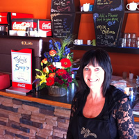 Photo of Linda Black, owner of Beans Bakery