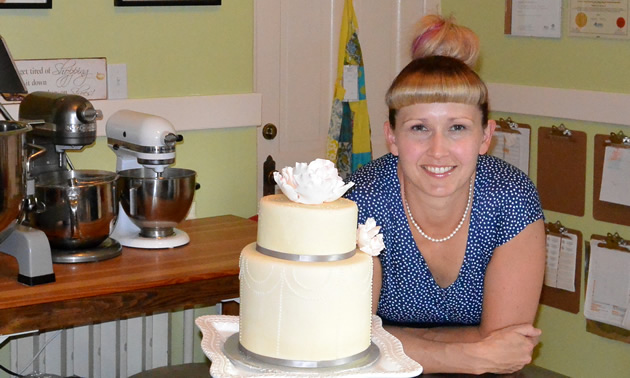 Becky Gilhula is a red seal pastry chef who owns and operates Sweet Dreams Cakery and Sweet Dreams Heritage Inn in Rossland.