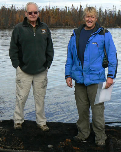 Bob and Tim Termuende in the backcountry, circa 2007