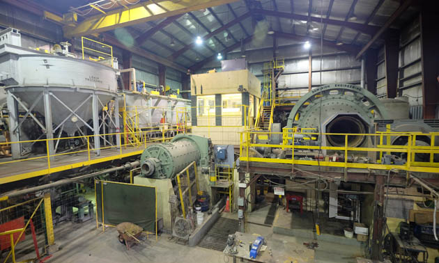 Braveheart Resources’ mill at the Bull River Mine is near Cranbrook, B.C. .