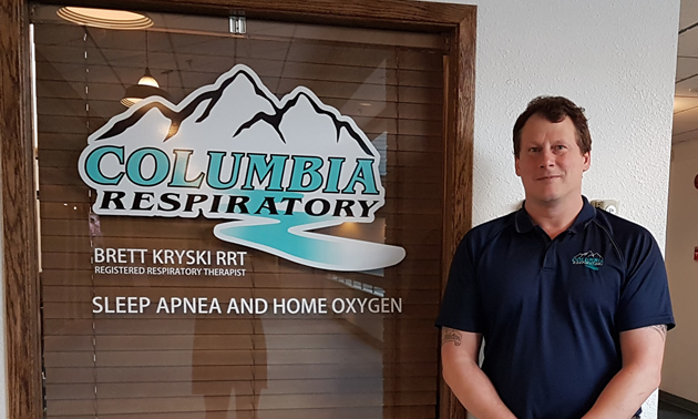 Brett Kryski opened Columbia Respiratory in Trail, B.C., in April 2017.