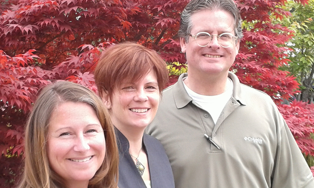 (L to R): Terri MacDonald, Amber Hayes and Paul West
