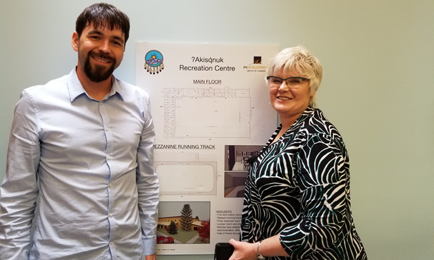 Bryan Armstrong and Heather Rennebohm are deeply involved in the planning process for the Columbia Lake Recreation Centre