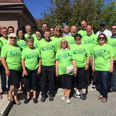 Participants of the Cranbrook Business Walk, held on June 28th. 
