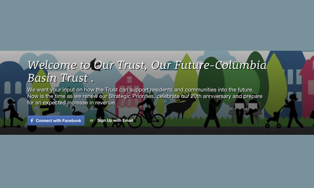 Columbia Basin Trust voting banner