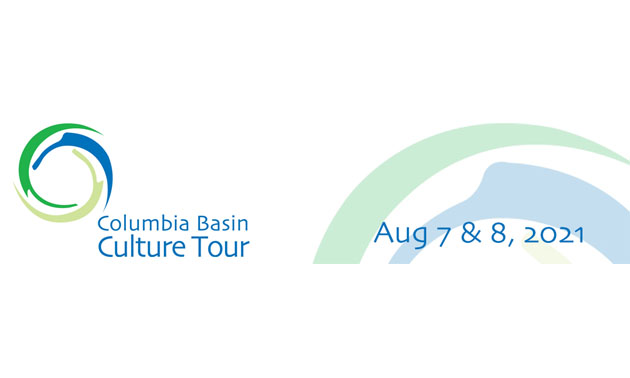 Graphic for Columbia Basin Culture Tour. 