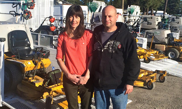 Colette and Dwayne Thompson of Kootenay Landscape, Cranbrook, B.C.