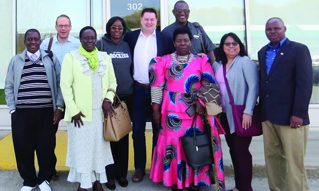 College of the Rockies’ educational partners from Tanzania visited the city recently. 