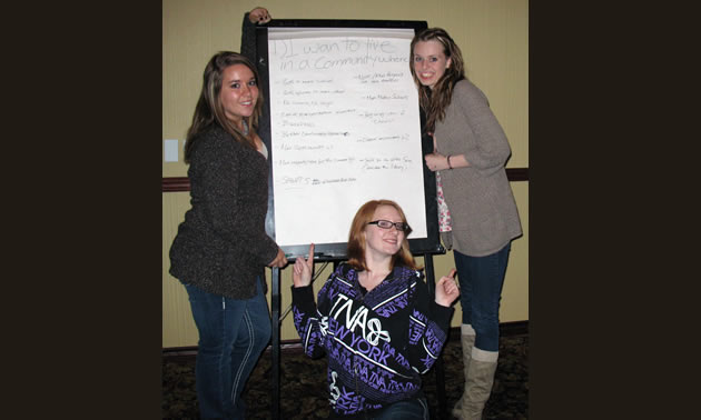 Photo of three Cranbrook youth