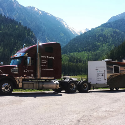 College of the Rockies offers truck driver courses with the perfect classroom setting in the Rockies.