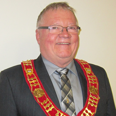 Cal McDougall has been Sparwood's mayor for about 12 years—from 1996 to 2005 and from 2014 to the present.