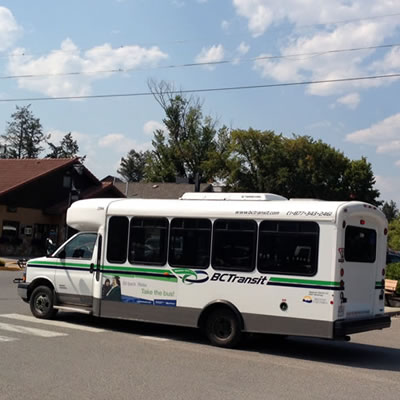 The Calgary Connector bus. 