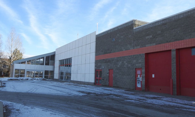 Old Canadian Tire building in Cranbrook 