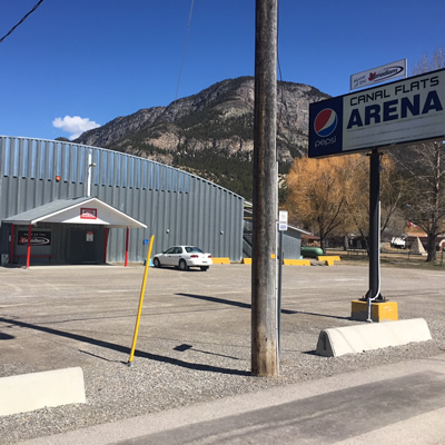 The well-used Canal Flats Arena is undergoing some welcome upgrades